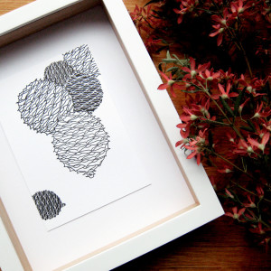 Collected-Patterns-Bunya-1-Letterpress-Print-Framed