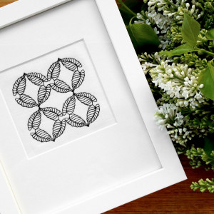 Collected-Patterns-CP2-Embroidery-Framed